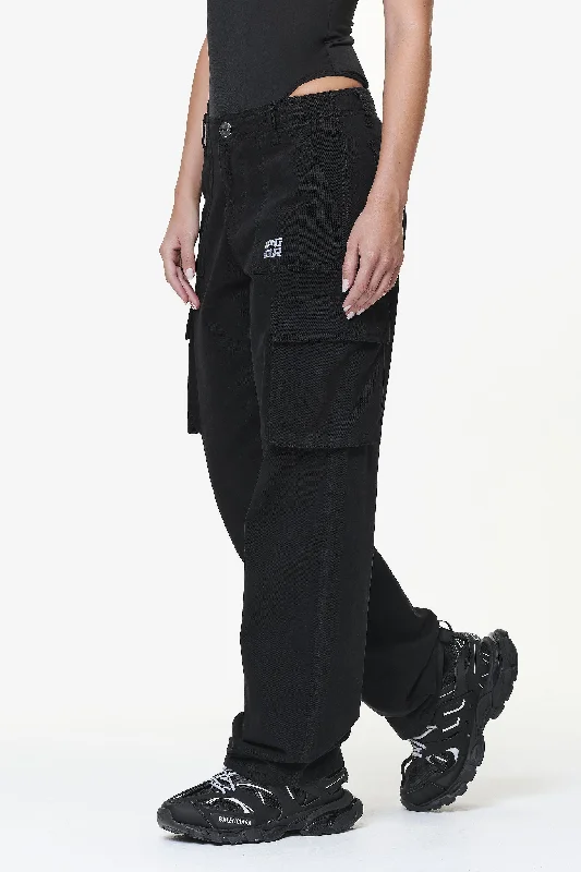 Bodo Wide Cargo Pants Black